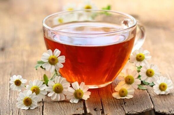 Passenger of chamomile for postatitis
