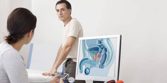 A man at a doctor's appointment